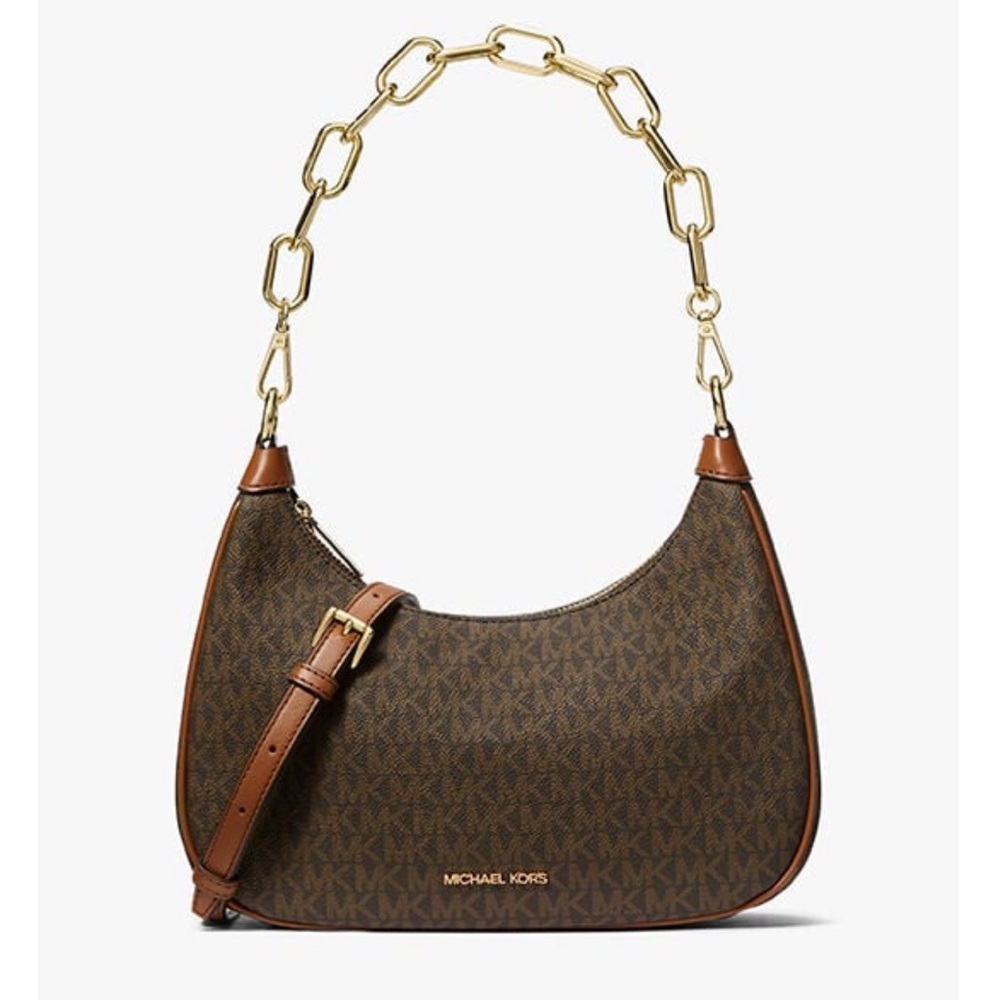 Michael Kors Cora Signature Logo Shoulder Bag and Crossbody - Picture 3 of 12